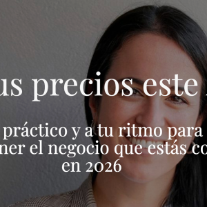 Workshop Subí tus precios 2026